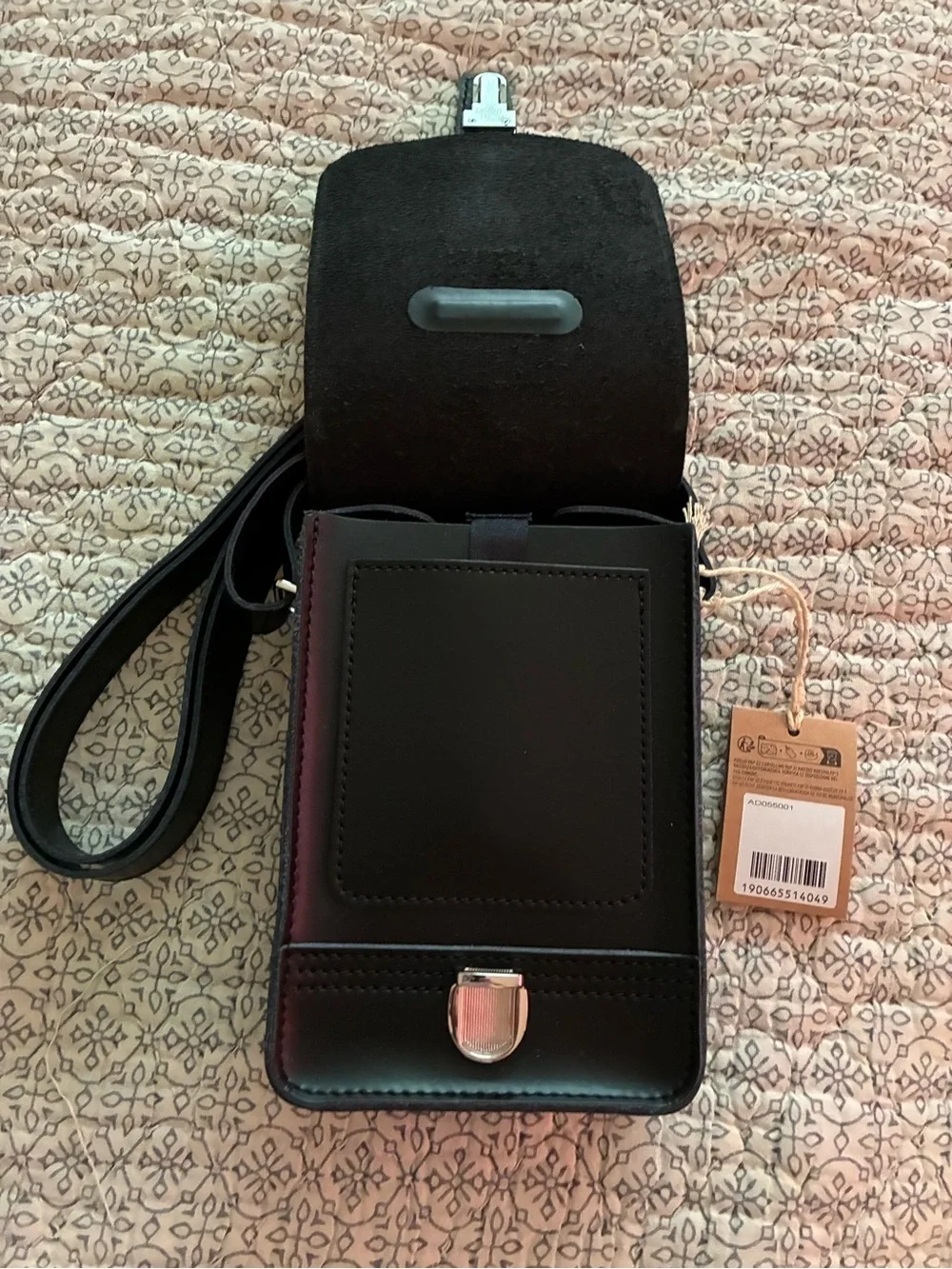 Dr. Martens Black Leather Crossbody Bag NWT